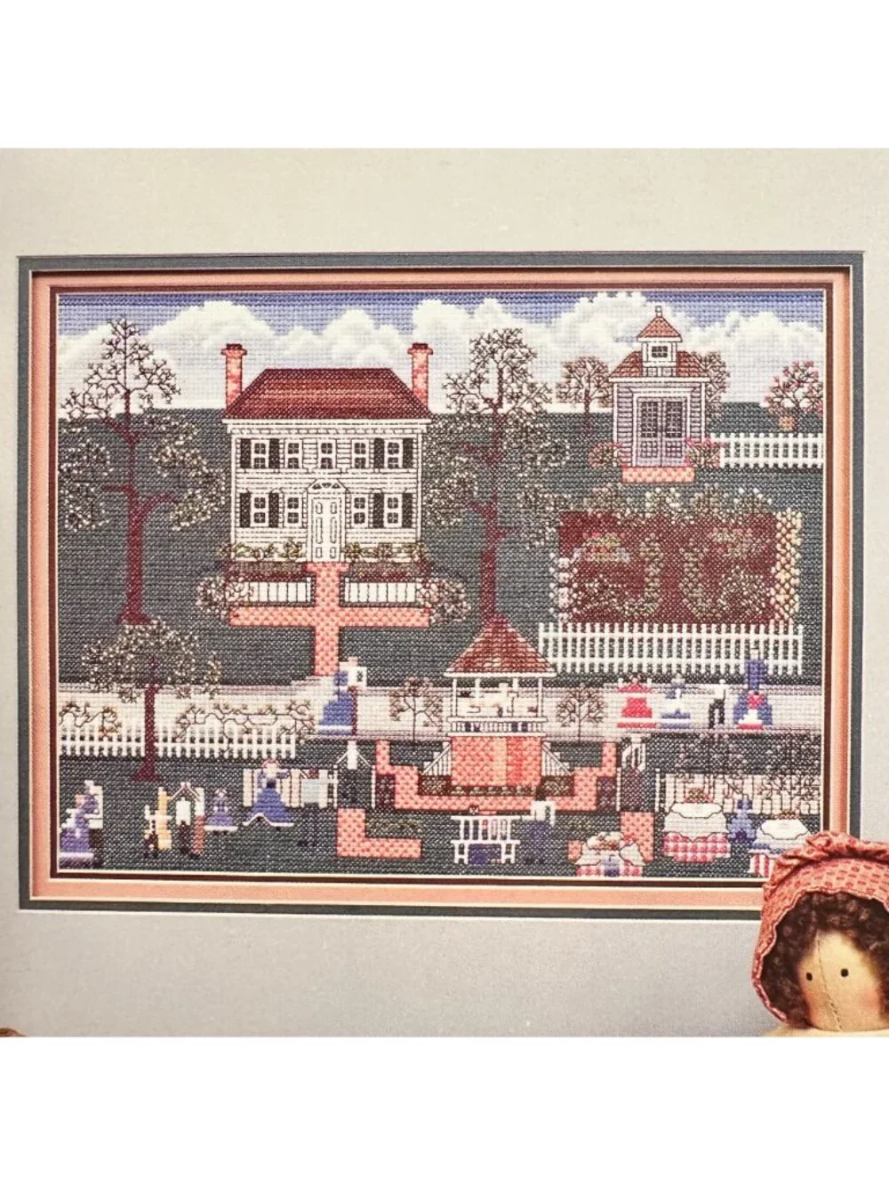 Williamsburg Garden Dance Counted Cross Stitch Pattern By Betty Friese Baumer Le
